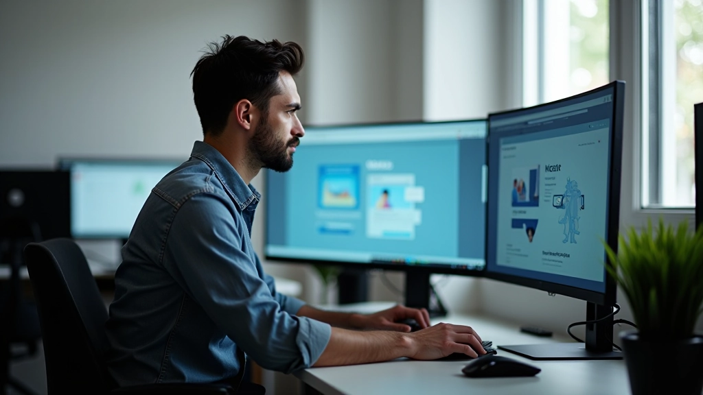 Developer test website op meerdere apparaten en schermgrootten voor responsive design