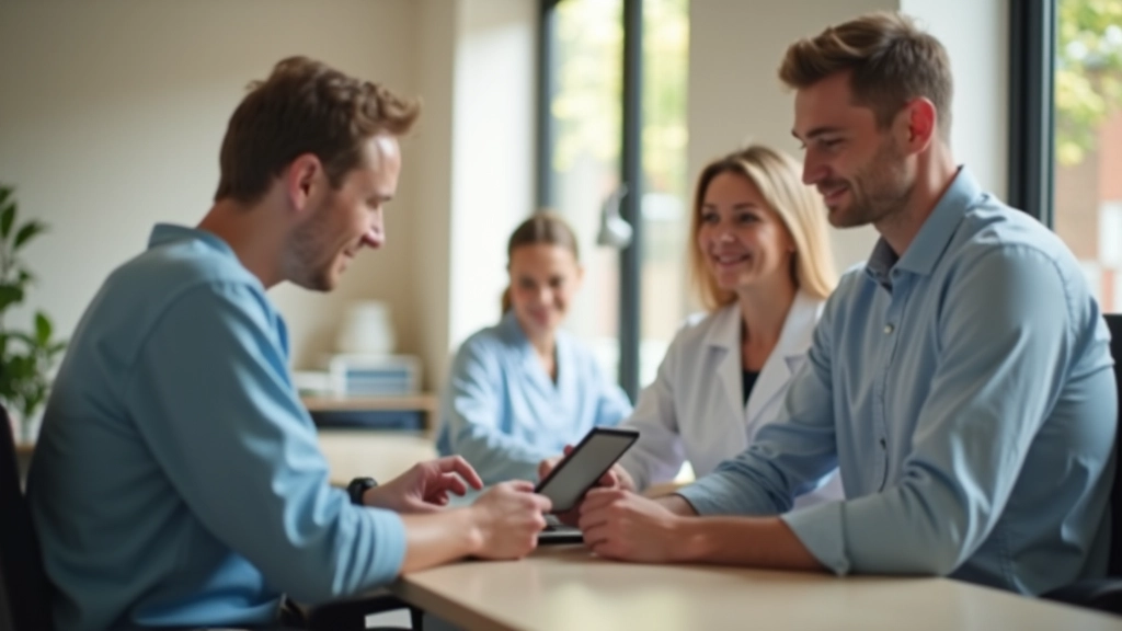 Diverse patiÃ«nten die toegang hebben tot digitale zorgservices op verschillende apparaten