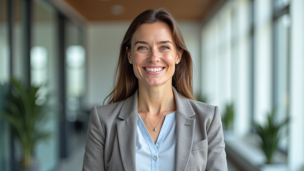 Patiënt succesvol geboekt, checkmark zichtbaar op scherm, tevreden moment, kantoor achtergrond